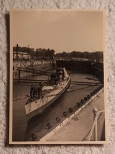 Foto Im Stützpunkt in Lorient U-100 U-Boot Uboot Frankreich Kriegsmarine