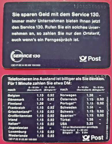 Telefonkarten deutschland p - 2,