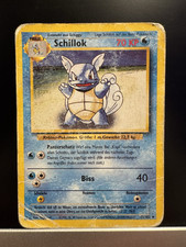 SCHILLOK Pokemon deutsch 1995 - Karte 42/102 1.Serie SELTEN