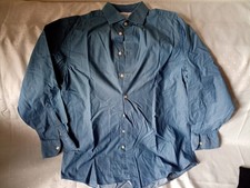 Charles Tyrwhitt Hemd Oberhemd Herren Business Gr. L Blau