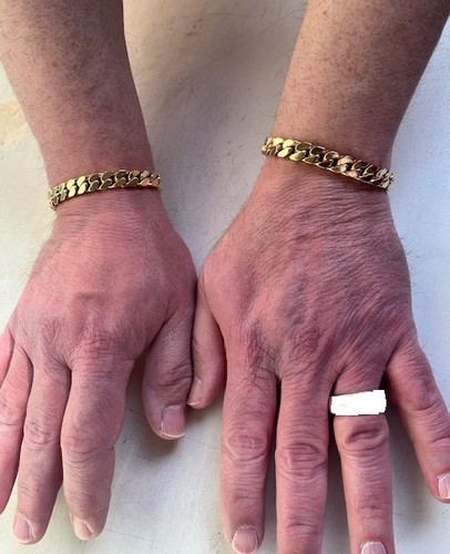 Schwere massive armbänder - schwere,