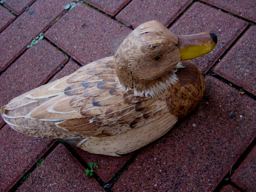 Holz ente handarbeit - holz,