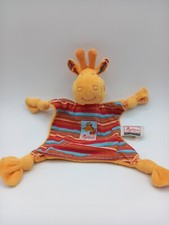 Sigikid Schmusetuch Giraffe Gigi Kuscheltuch rot orange Baby sehr gut