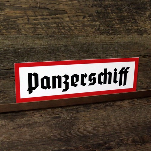 Schild panzerschiff wegweiser - schild,