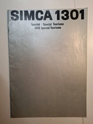 Prospekt brochure simca 1301 - prospekt,