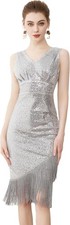 20er Jahre Kleid Glitzer