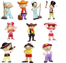 Lolek & Bolek Seemann Cowboy Bergsteiger verschiedene Spielfiguren Tissotoys