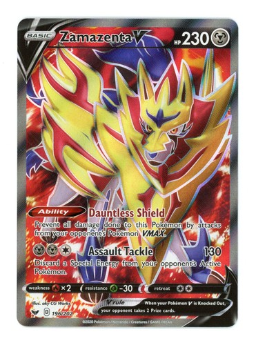 Zamazenta 196 202 - v, rare
