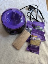 Wachserhitzer 400 Ml, Set mit Warmwachsgerät und Sunzze Wachsperlen