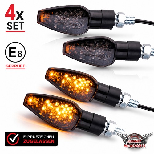 Led mini blinker - 4x, e-geprüft