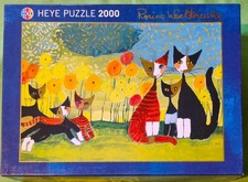 HEYE Puzzle 2000 Teile Katzen Rosina Wachtmeister, Vollständig