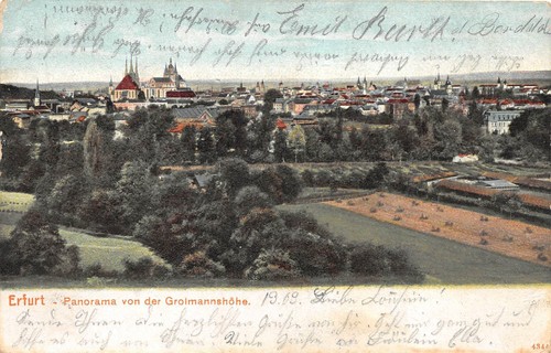 Panorama von erfurt d - ak, erfurt,