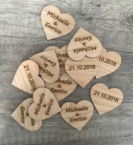 Streudeko holz herz - streudeko,