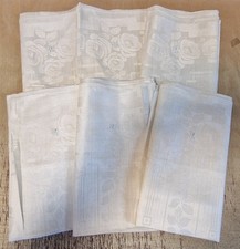 6 sehr schöne alte Leinen