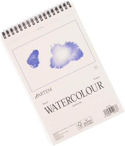 Hartem aquarellblock mit - -,