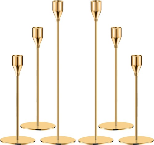 6er set shabby - set, kerzenständer