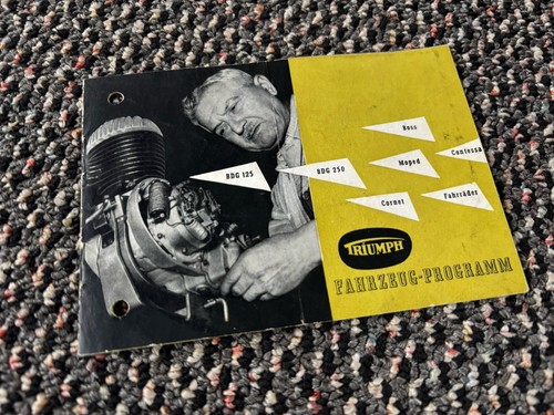 Triumph fahrzeug programm mofa - triumph,