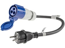 CEE auf Schutzkontakt-Stecker 0,35m230V, Adapter für Wohnwagen, C