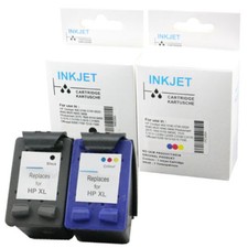 XXL Tinte Druckerpatrone für HP Deskjet Officejet Photosmart PSC wie 21XL 22XL