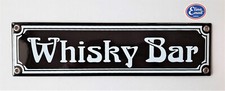 "Whisky Bar" - Emailleschild