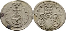 Sachsen Neu Weimar 3 Pfennig