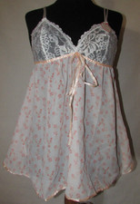 Damen Spitzen Negligee mit