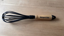 Metzgerei Kiesl Quirl Schneebesen Holzgriff leicht