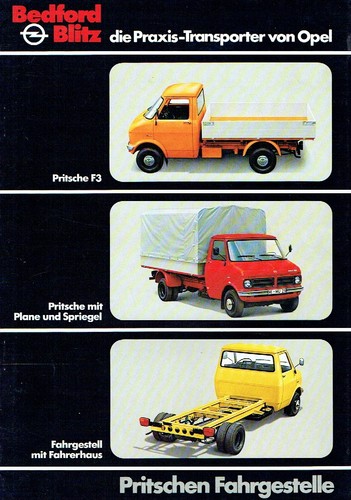 Opel bedford blitz prospekt - opel,