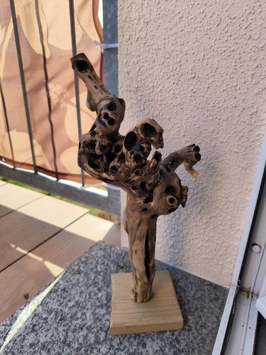 Skulptur holz naturholz - naturholz, cm