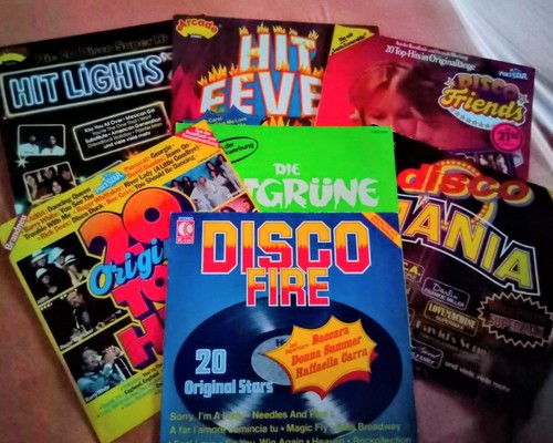 Schallplatten aus den - 7,