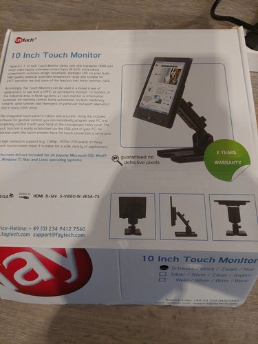 Inch touch monitor - 10,