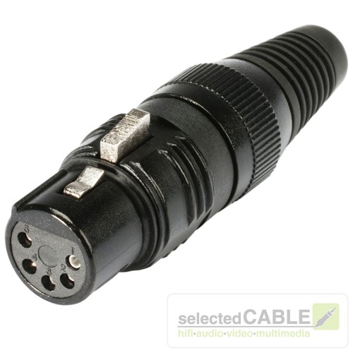 Hicon pol xlr female - 5-pol,