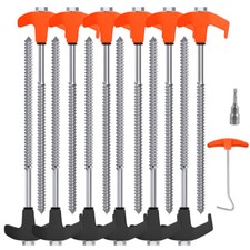 12/24/36x Zelt Heringe Stahl