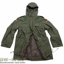 ORIGINAL BUNDESWEHR PARKA OLIV BW JACKE GEFÜTTERT MIT INNENFUTTER WINTERJACKE
