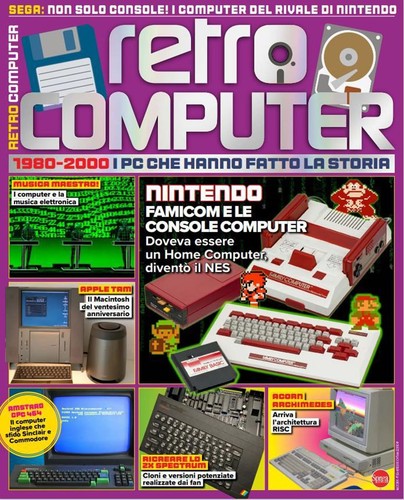 Retro computer die - retro,