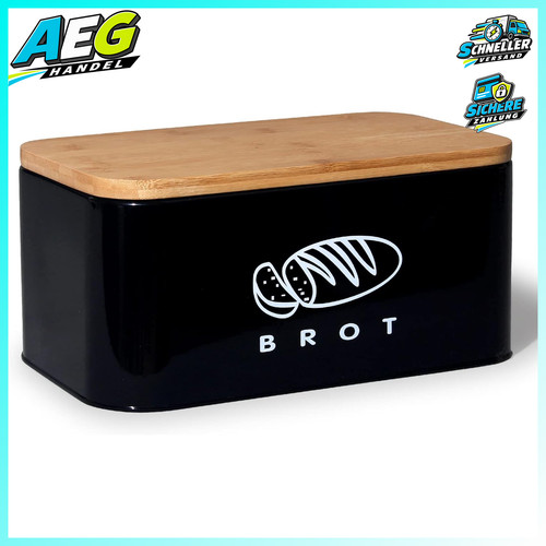 Brotkasten retro metall mit - metall,