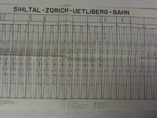 Bildfahrplan Linie S 10. Fahrplan 1990-91 ab 27. Mai 1990