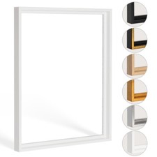 Schattenfugenrahmen Lico Weiß matt XXL Keilrahmen Rahmen Leinwand Selberbauen