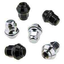 Radmuttern Kegel M12x1,5 SW19 für Ford Original Felgen Mutter Schwarz Verchromt