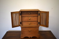 Teakholzschrank mit - , 4