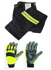 Feuerwehr-Bundhose HuPF Teil2 Feuerwehrhose + Handschuhe THL Feuerwehrhandschuhe