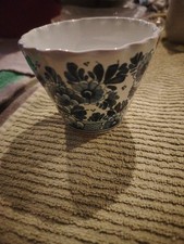 Delft Blumentopf Blau Jk