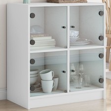 Beistellschrank mit Glastüren
