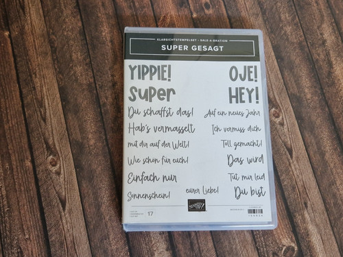 Stampin stempelset super - up!,