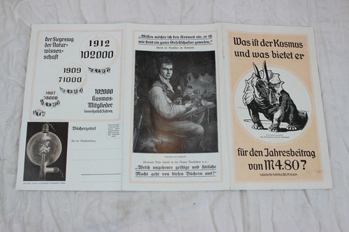 1912 kosmos alexander von - kosmos,
