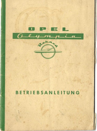 Opel olympia rekord - opel,
