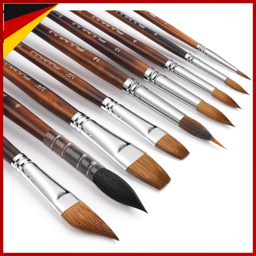 Aquarellpinselset 9er