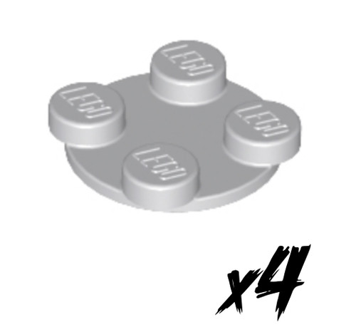 Lego 3679 drehscheibe - 4x,