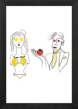 Paar romanisches Picasso Kunst