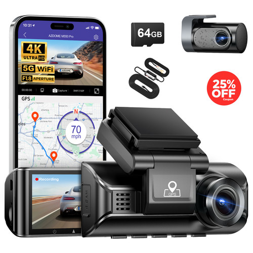 Azdome dual dashcam - azdome,